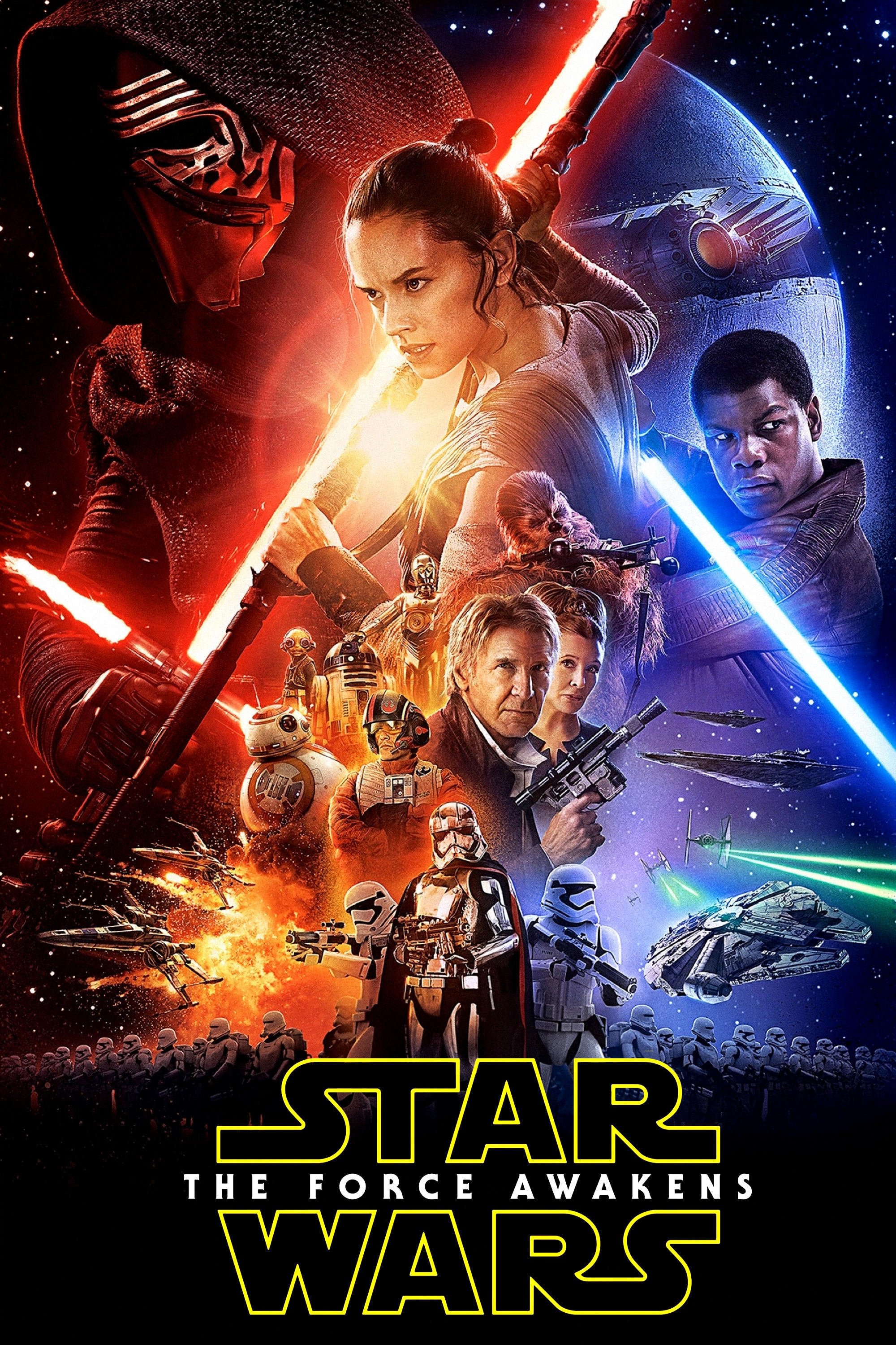 Poster for the movie "Star Wars: The Force Awakens"